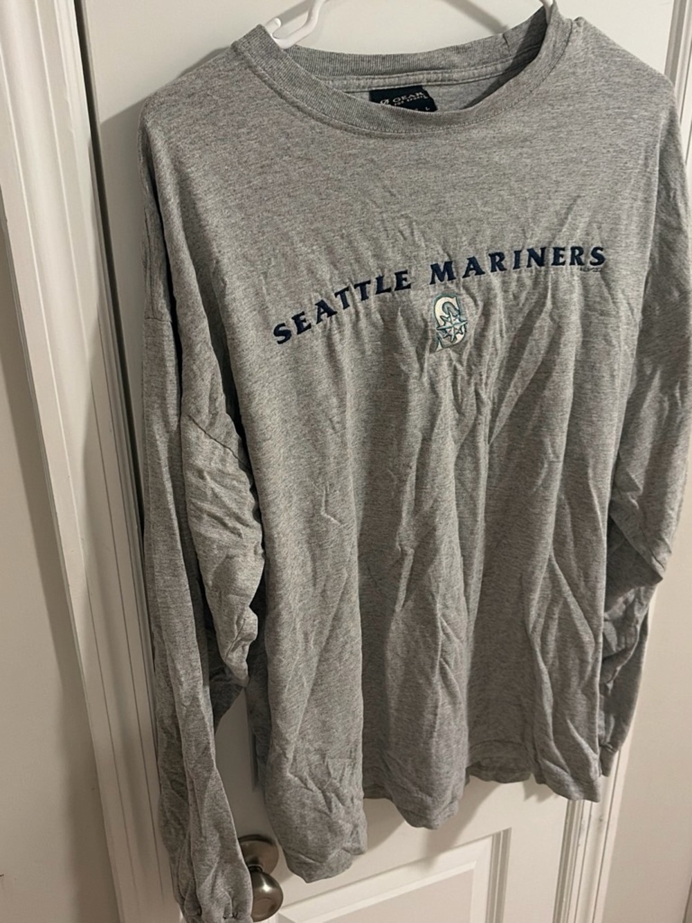 Gear For Sports Seattle Mariners Gray Long Sleeve Tee